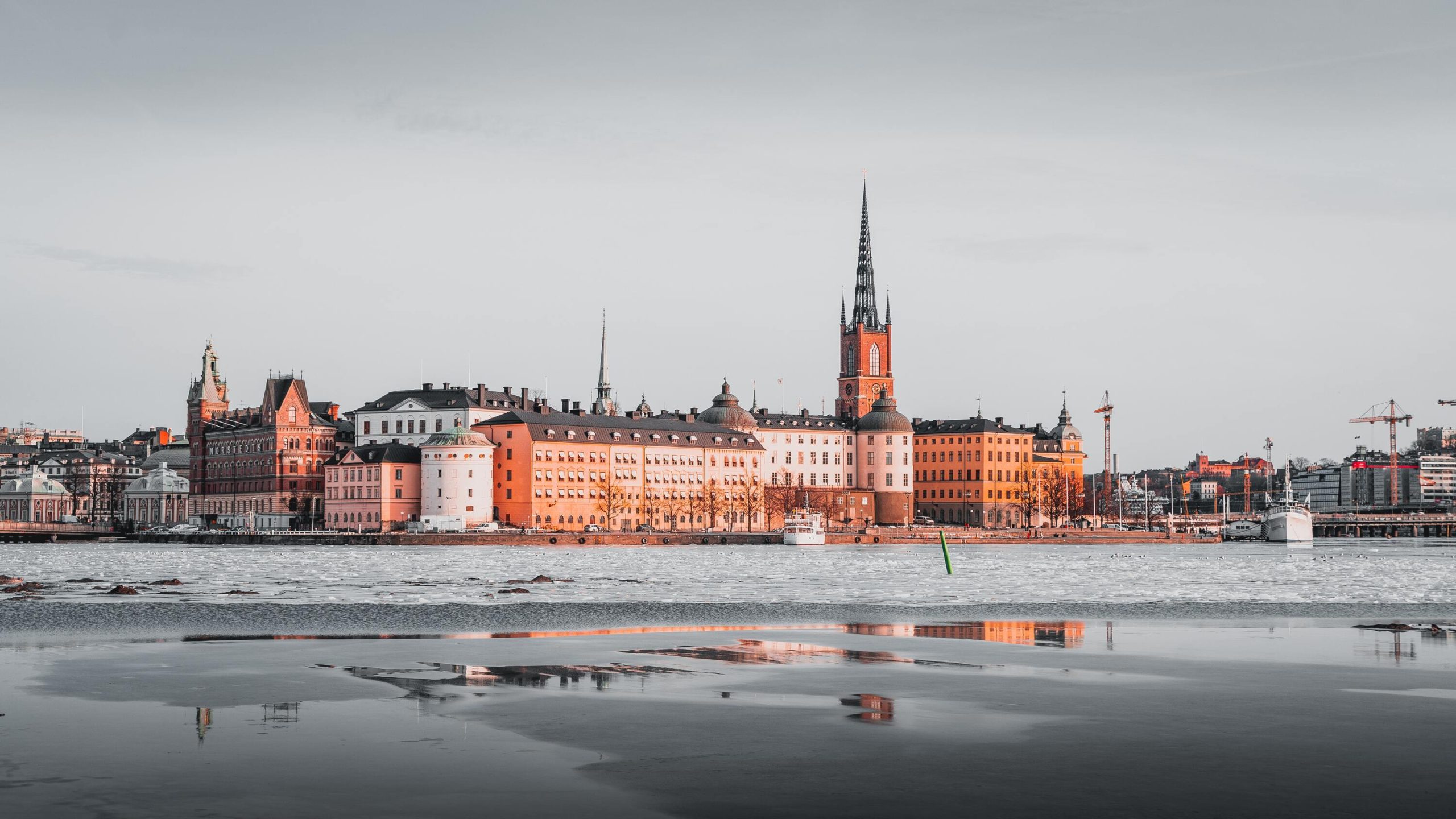 Hus i Stockholm vintertid